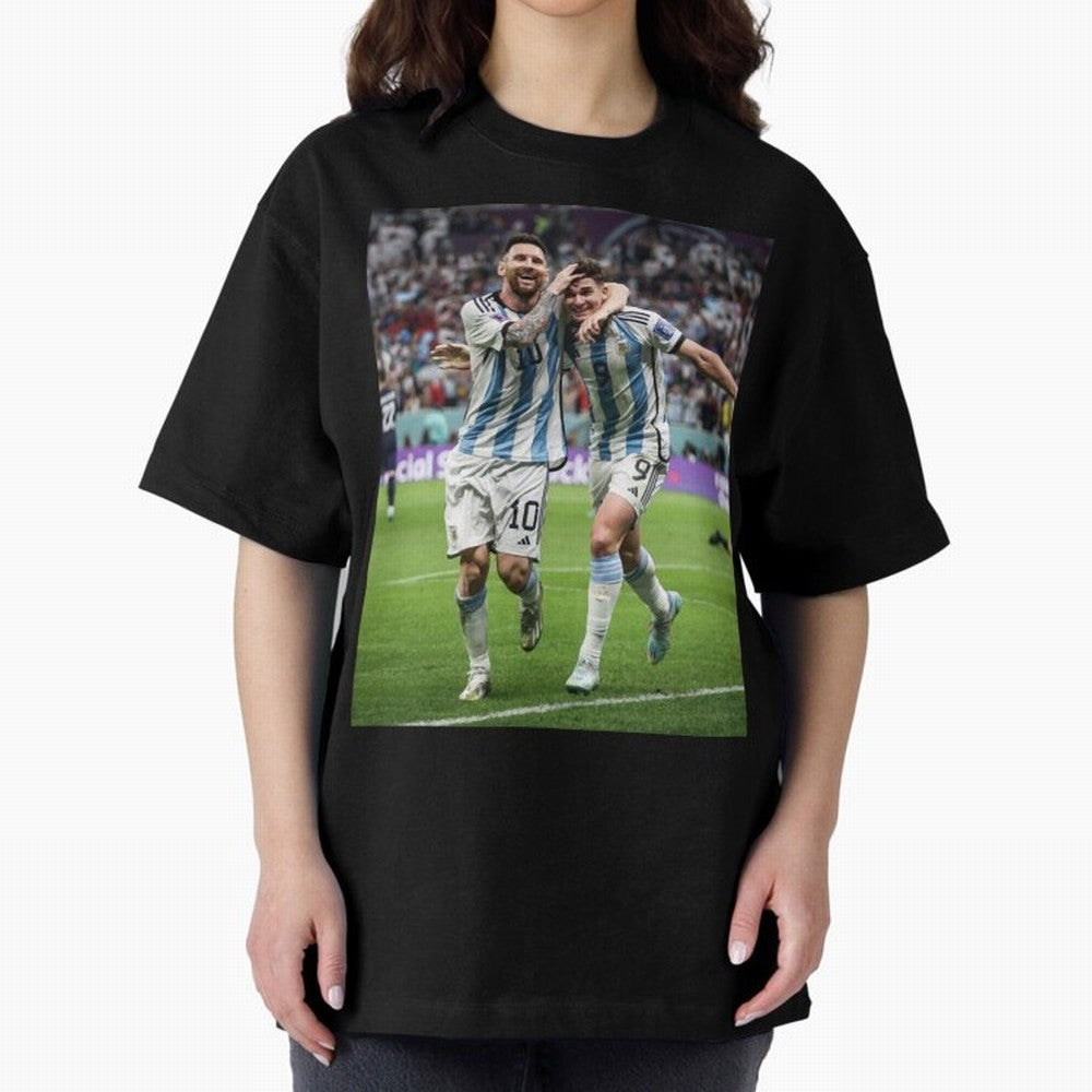 Messi x Alvarez Semifinal Classic T-Shirt Experience the FIFA World Cup 2026 USA Canada Mexico Journey through Mbappe and Neymar Highlights, Germany Pride, Supporter Pride, Iconic Celebrations, Legendary Names and Global Match Day Energy; Made for