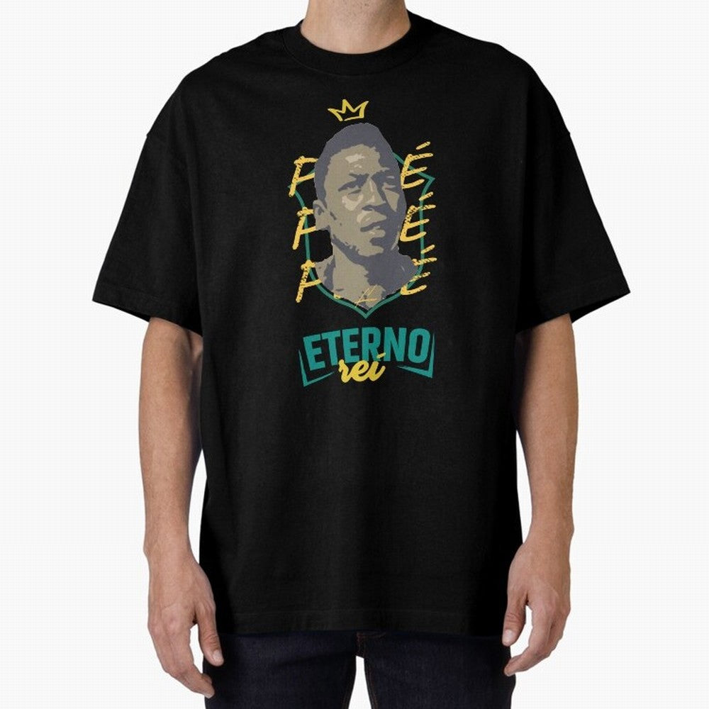 Messi and Neymar wearing a Pele t-shirt - Pel¨¦ Eterno - Pele Forever Rei Classic T-Shirt Bring Match Day Fire to Global Football Passion for FIFA World Cup 2026 Group Stage, Highlighting Neymar, England and Germany, Football Festival Excitement,