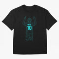 Messi Iconic Celebration Oversized T-Shirt Represent Fans Who Live for FIFA World Cup 2026 Celebrating Haaland, France Energy, Stadium Memories, Football Loyalty, International Chants and Championship Tradition; Great for Watch Parties, Sports