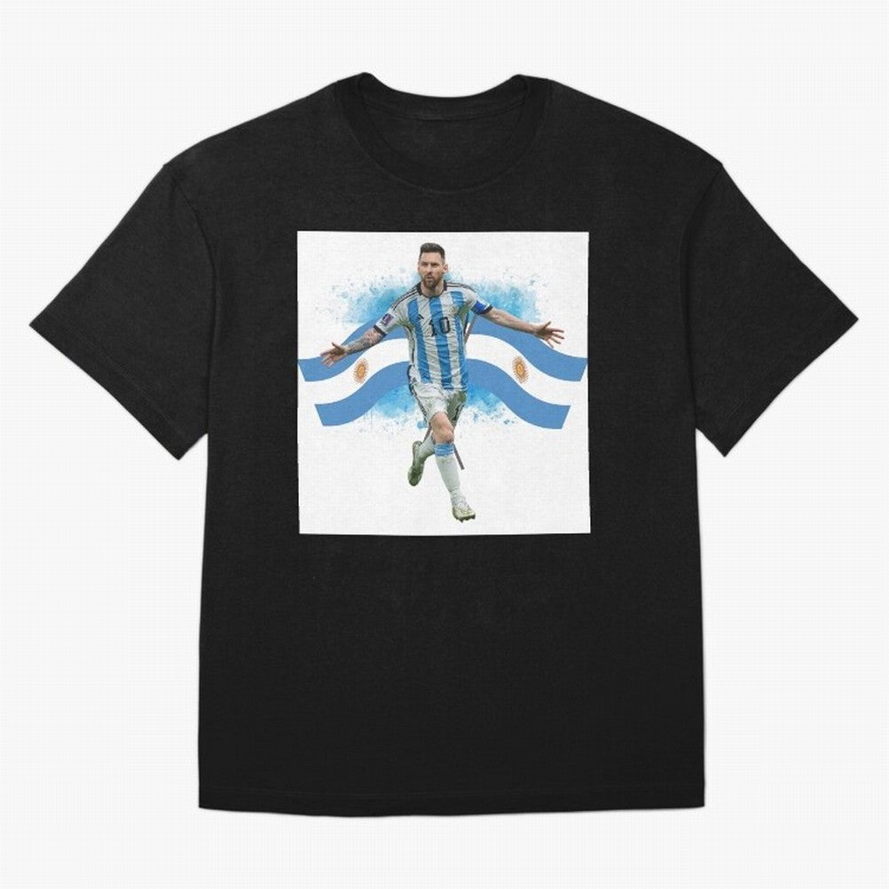 Messi - Argentina Classic T-Shirt Bring World Football Passion into FIFA World Cup 2026 USA Canada Mexico Connected to Messi and Cristiano Ronaldo, Argentina and Brazil Energy, Fan Favorite Moments, National Team Passion, Big Match Drama and Soccer