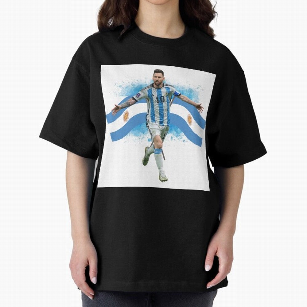 Messi - Argentina Classic T-Shirt Bring World Football Passion into FIFA World Cup 2026 USA Canada Mexico Connected to Messi and Cristiano Ronaldo, Argentina and Brazil Energy, Fan Favorite Moments, National Team Passion, Big Match Drama and Soccer