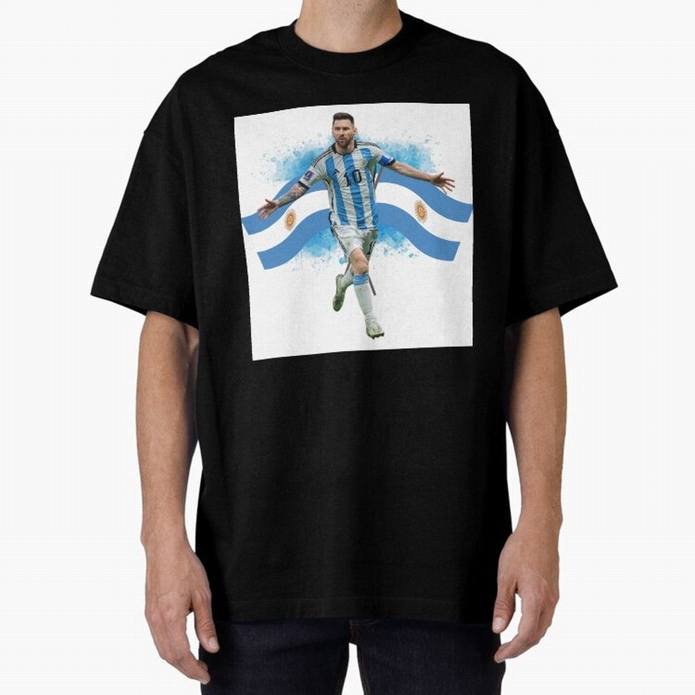 Messi - Argentina Classic T-Shirt Bring World Football Passion into FIFA World Cup 2026 USA Canada Mexico Connected to Messi and Cristiano Ronaldo, Argentina and Brazil Energy, Fan Favorite Moments, National Team Passion, Big Match Drama and Soccer