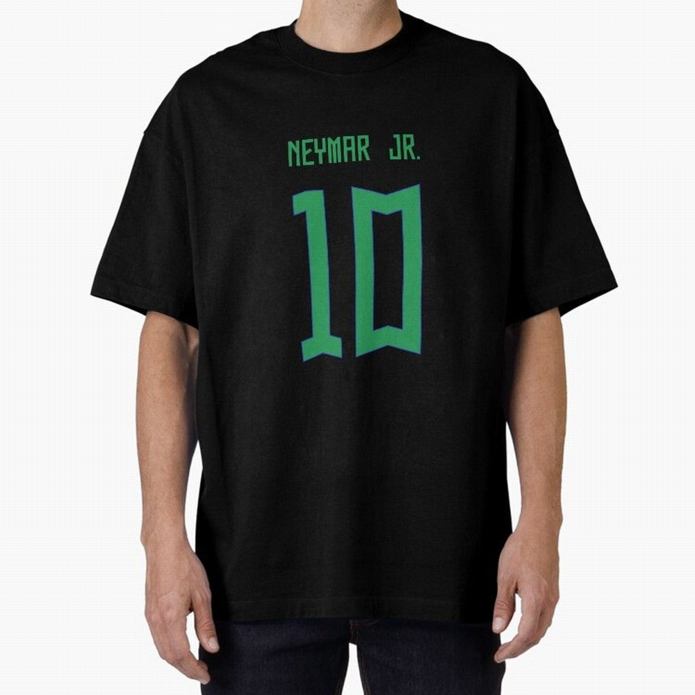 Neymar Jr Brazil Home Jersey 2023 Classic T-Shirt Bring Bold Fan Energy to Global Football Passion for FIFA World Cup 2026 Group Stage, Inspired by Messi, Neymar and Mbappe, Argentina and Brazil, Sports Nostalgia, International Competition, Famous