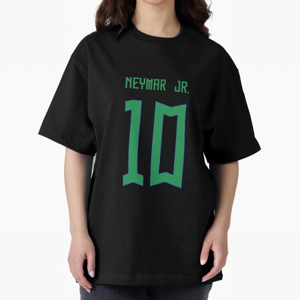 Neymar Jr Brazil Home Jersey 2023 Classic T-Shirt Bring Bold Fan Energy to Global Football Passion for FIFA World Cup 2026 Group Stage, Inspired by Messi, Neymar and Mbappe, Argentina and Brazil, Sports Nostalgia, International Competition, Famous