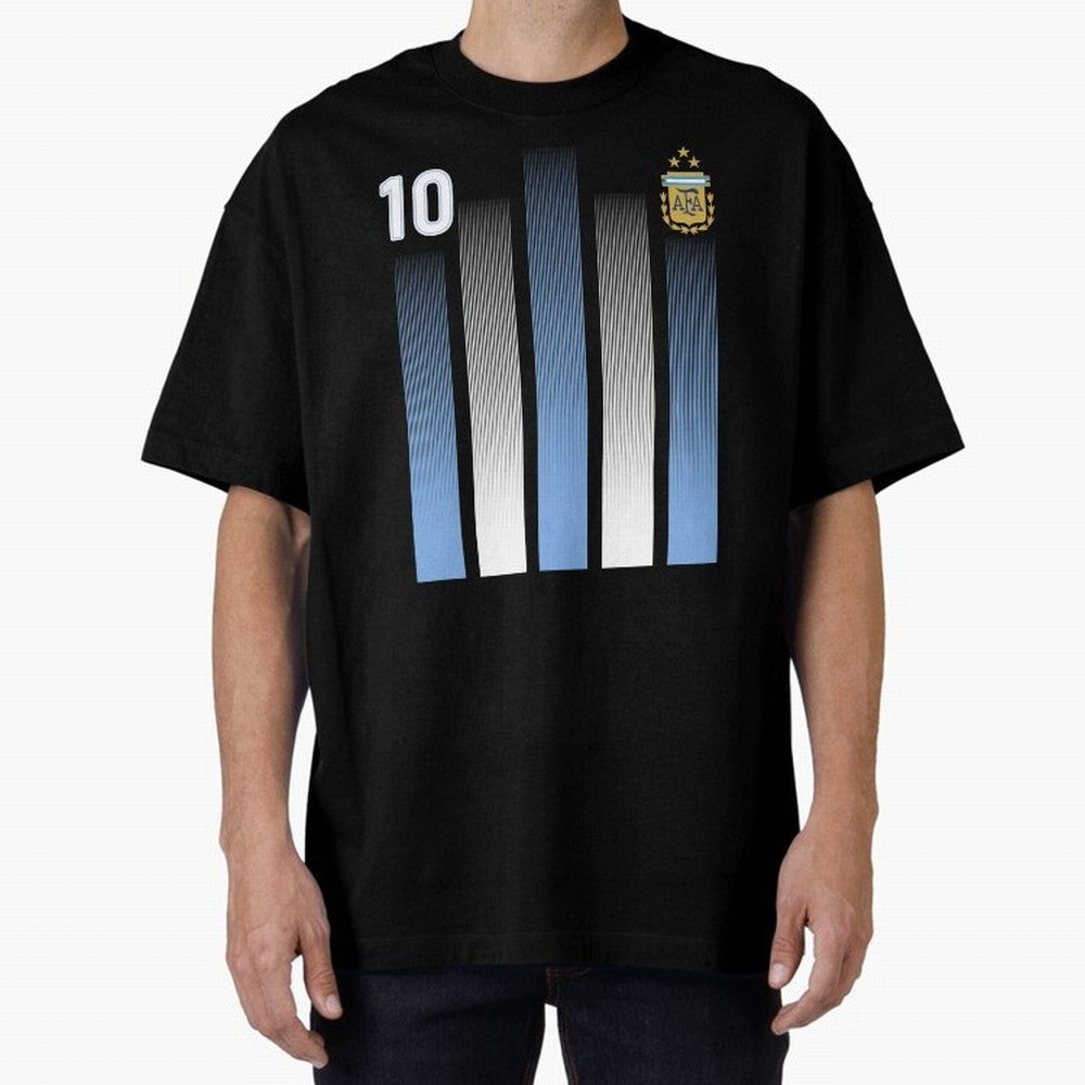 Plaid Blue - White Argentina Football 3-Star Champion World Cup Essential T-Shirt Honor the Beautiful Game during FIFA World Cup 2026 Group Stage for Fans of Cristiano Ronaldo, Haaland and CR7 and Portugal, Bringing Match Day Excitement, Supporter