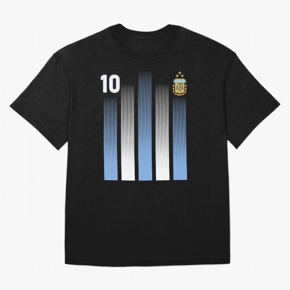 Plaid Blue - White Argentina Football 3-Star Champion World Cup Essential T-Shirt Honor the Beautiful Game during FIFA World Cup 2026 Group Stage for Fans of Cristiano Ronaldo, Haaland and CR7 and Portugal, Bringing Match Day Excitement, Supporter