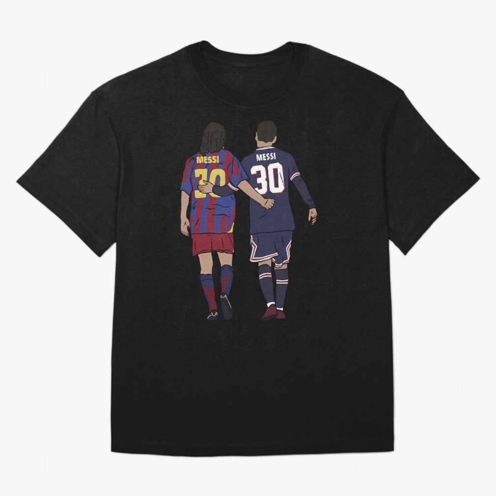 Young Messi and Old Messi Essential T-Shirt Show Up for the Glory of FIFA World Cup 2026 Group Stage Spirit, Highlighting England, France and Netherlands, Cristiano Ronaldo, Haaland and CR7, Supporter Pride, Iconic Celebrations, Legendary Names and