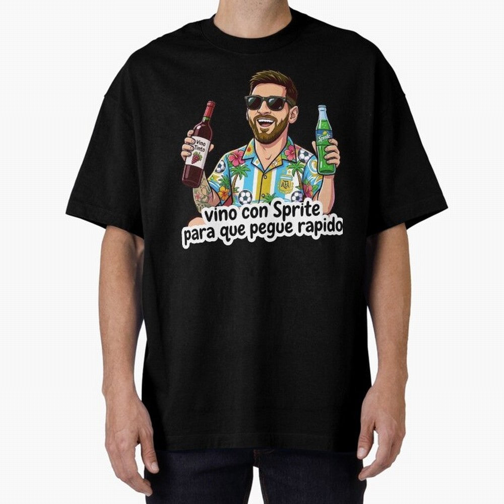 Messi came with a sprite so he could hit fast. Classic T-Shirt Show Passion for the Stars of Global Football Passion for FIFA World Cup 2026 Group Stage, Capturing CR7, Argentina and Brazil, Goal Celebration Energy, Supporter Heritage, Football