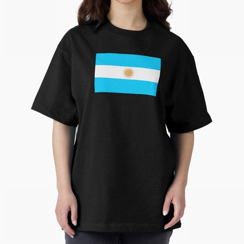 ARGENTINA Oversized T-Shirt Follow FIFA World Cup 2026 for Fans of Mbappe and Spain, Bringing Retro Football Energy, Iconic Rivalries, Trophy Chase Drama and Stadium Atmosphere; Perfect for Supporters Who Want Bold Football Energy, Global Pride and