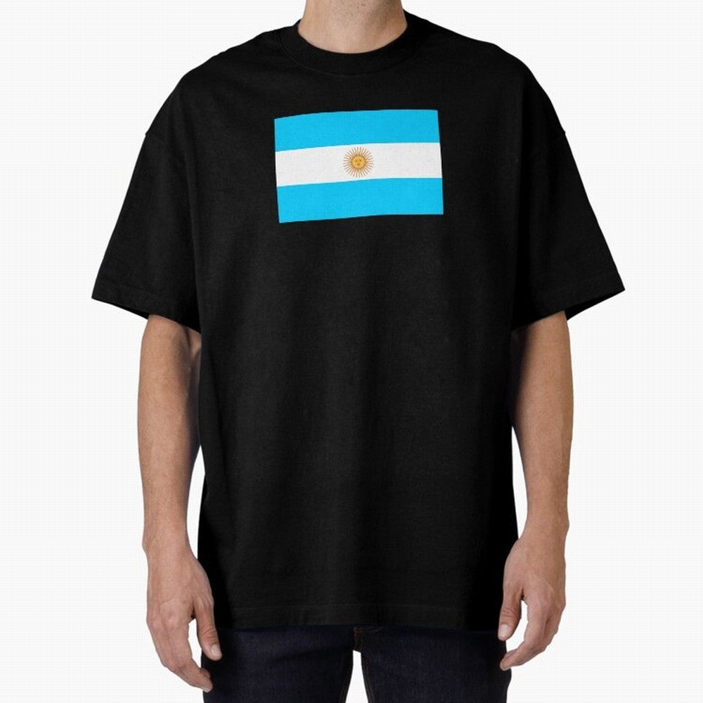 ARGENTINA Oversized T-Shirt Follow FIFA World Cup 2026 for Fans of Mbappe and Spain, Bringing Retro Football Energy, Iconic Rivalries, Trophy Chase Drama and Stadium Atmosphere; Perfect for Supporters Who Want Bold Football Energy, Global Pride and