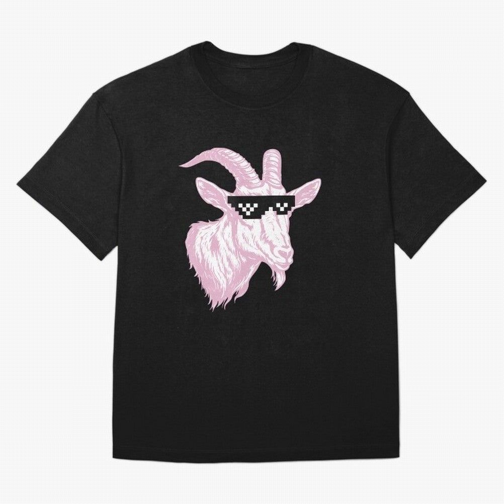 GOAT - MIAMI 10 - Pink Goat Classic T-Shirt Celebrate Classic Football Spirit in FIFA World Cup 2026 Group Stage Spirit, Filled with Portugal, Messi, CR7 and Mbappe, Fan Favorite Moments, National Team Passion, Big Match Drama and Soccer History;
