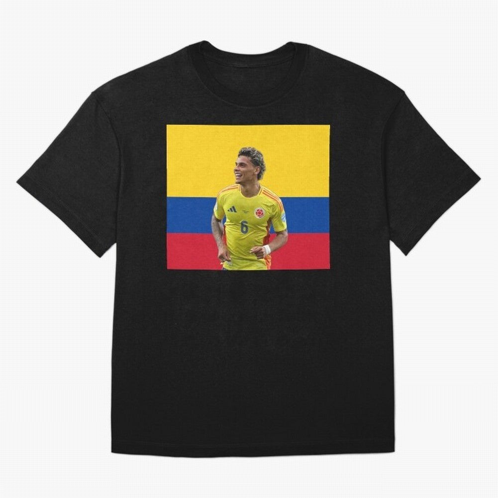 Richard Rios Colombian Flag Oversized T-Shirt Fuel Your Fan Pride for Match Day Hype around FIFA World Cup 2026 USA Canada Mexico, Neymar, Germany, Retro Football Energy, Iconic Rivalries, Trophy Chase Drama and Stadium Atmosphere; Ideal for