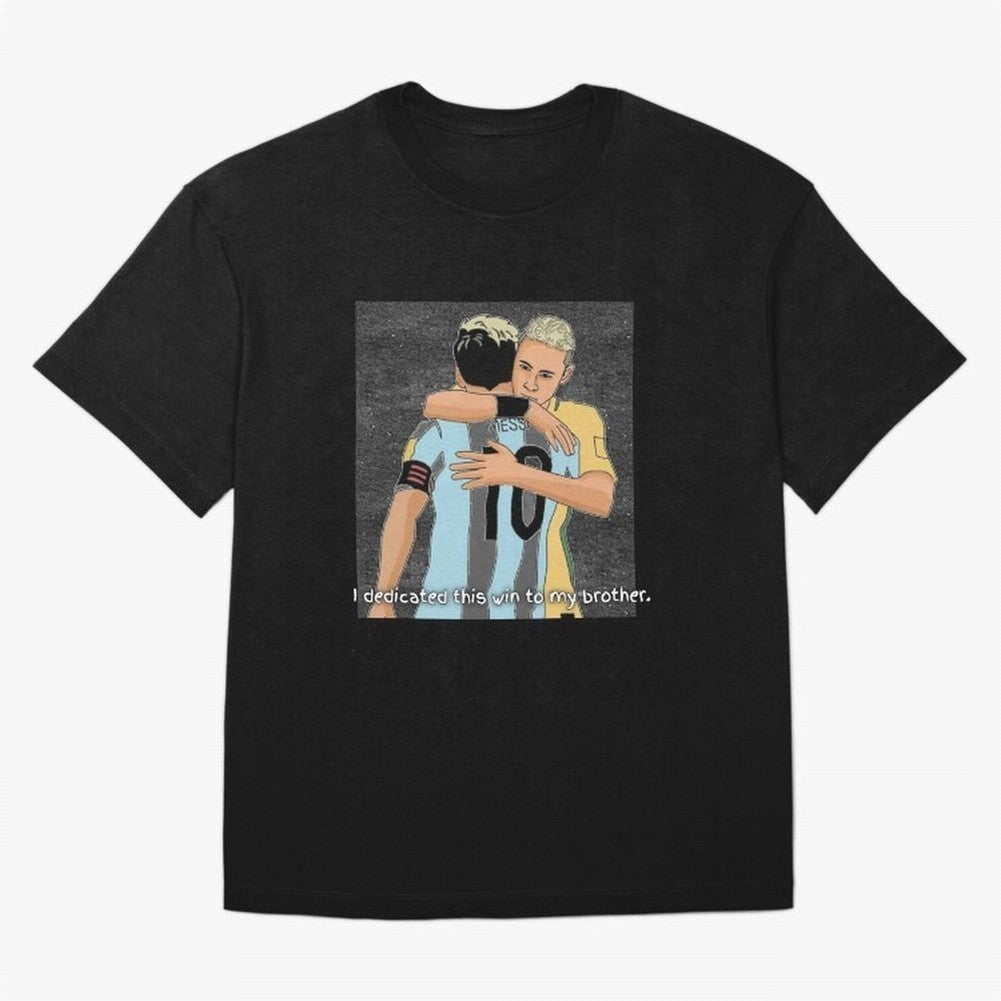 Messi and Neymar Classic T-Shirt Represent Football Lovers during Match Day Hype around FIFA World Cup 2026, CR7 and Messi, France, Global Supporter Spirit, Legendary Goals, National Colors and Tournament Celebration; Ideal for Fans Who Follow