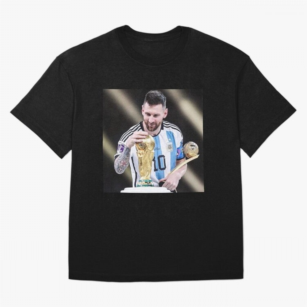 Messi Classic T-Shirt Enjoy Global Football Passion for FIFA World Cup 2026 Group Stage, Built around Haaland and Mbappe, Portugal, Sports Nostalgia, International Competition, Famous Players and Unforgettable Victories; Ideal for Fans Who Follow