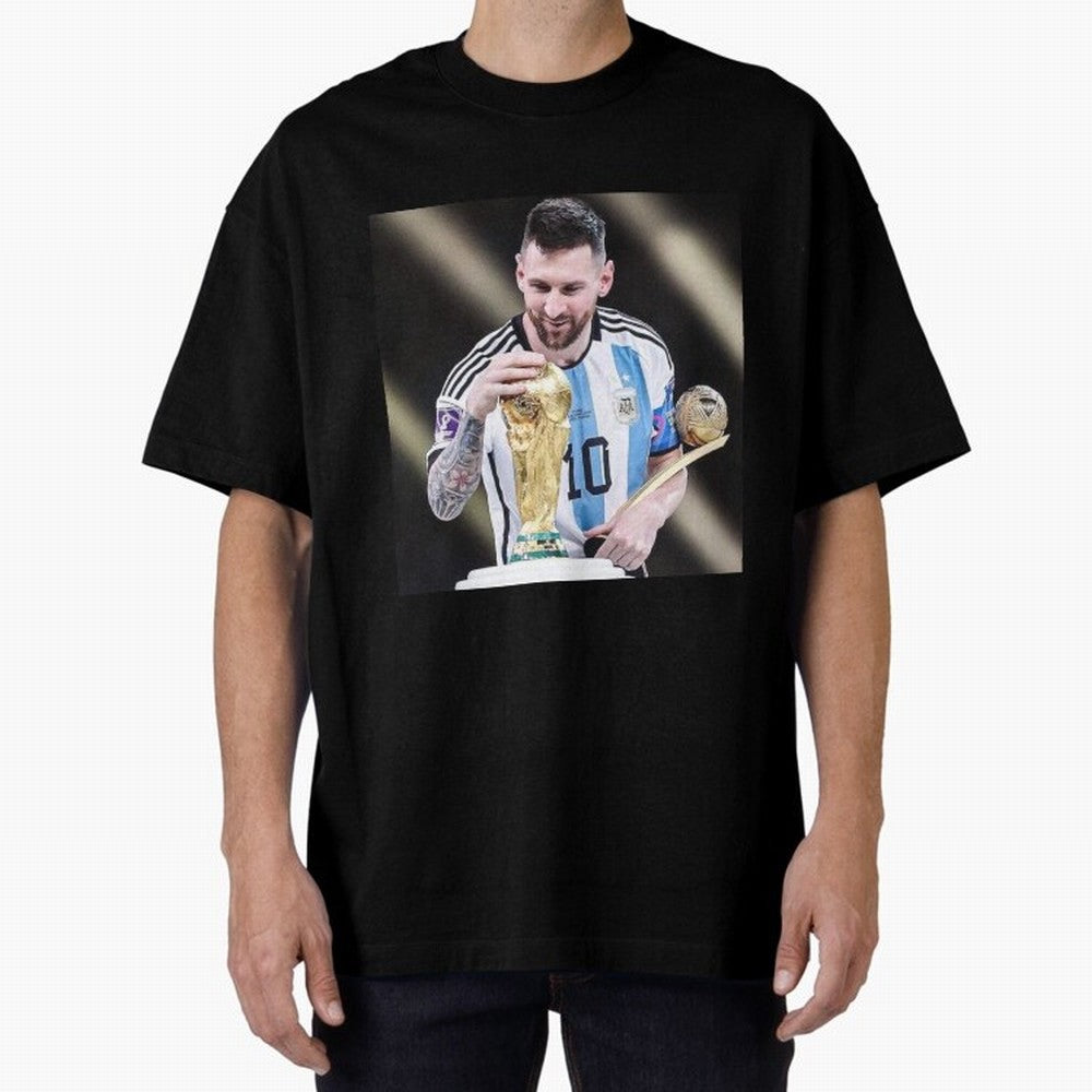 Messi Classic T-Shirt Enjoy Global Football Passion for FIFA World Cup 2026 Group Stage, Built around Haaland and Mbappe, Portugal, Sports Nostalgia, International Competition, Famous Players and Unforgettable Victories; Ideal for Fans Who Follow