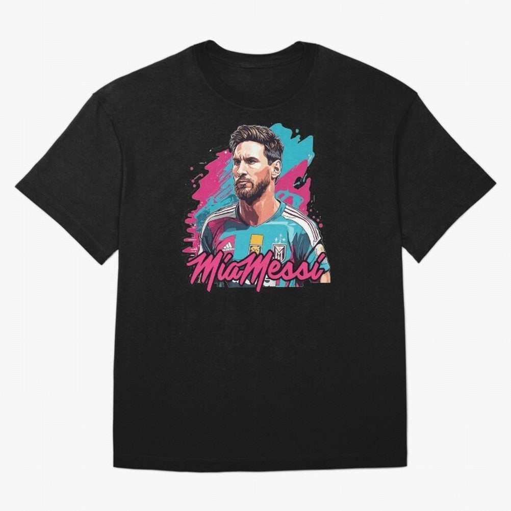MiaMessi Premium Classic T-Shirt Show Match Day Excitement for FIFA World Cup 2026 USA Canada Mexico Spirit, Made for England and Germany, Messi, Championship Spirit, Famous Goals, Roaring Crowds and International Football Unity; Ideal for Fans Who