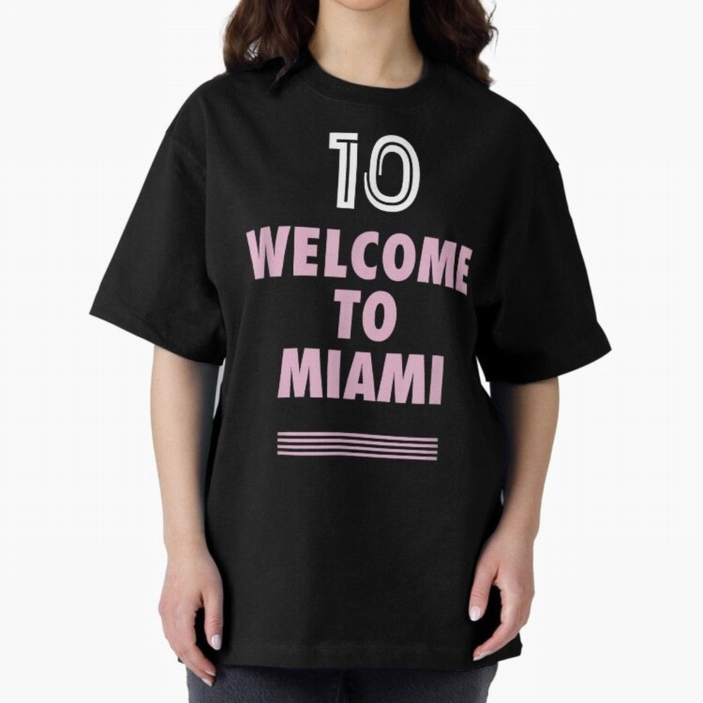 Welcome to Miami 10 - GOAT Classic T-Shirt Fuel Your Fan Pride for the FIFA World Cup 2026 Group Stage Journey through Haaland Highlights, Portugal Pride, Retro Football Energy, Iconic Rivalries, Trophy Chase Drama and Stadium Atmosphere; Made for