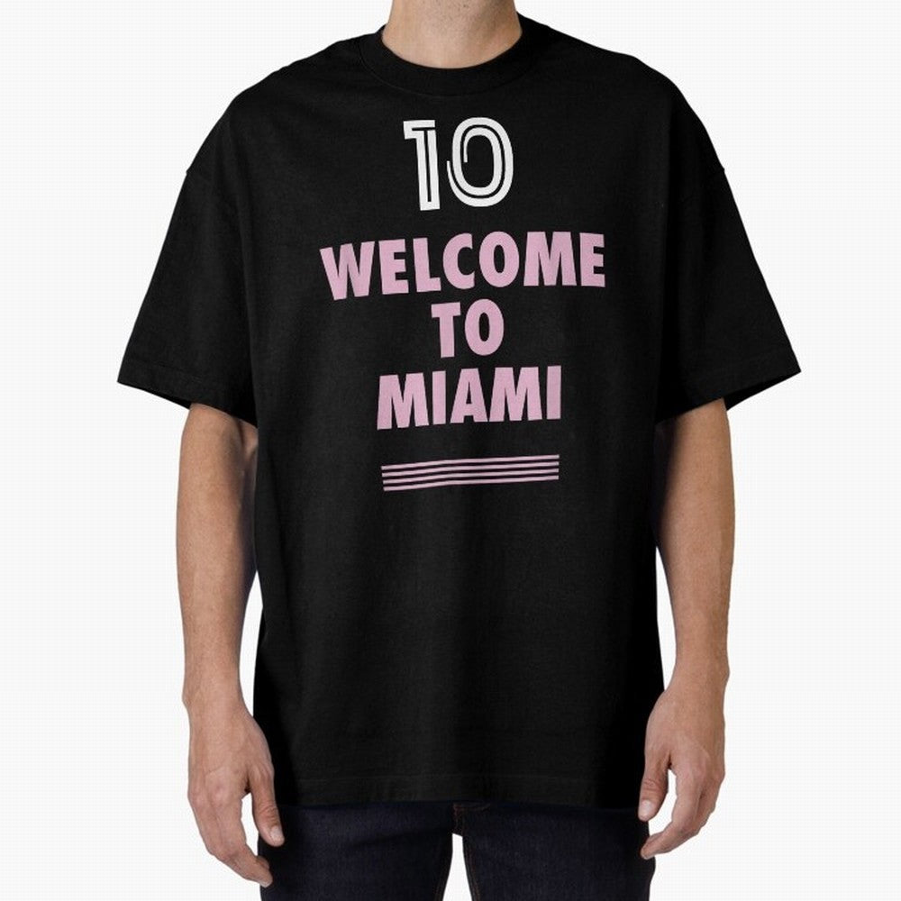 Welcome to Miami 10 - GOAT Classic T-Shirt Fuel Your Fan Pride for the FIFA World Cup 2026 Group Stage Journey through Haaland Highlights, Portugal Pride, Retro Football Energy, Iconic Rivalries, Trophy Chase Drama and Stadium Atmosphere; Made for