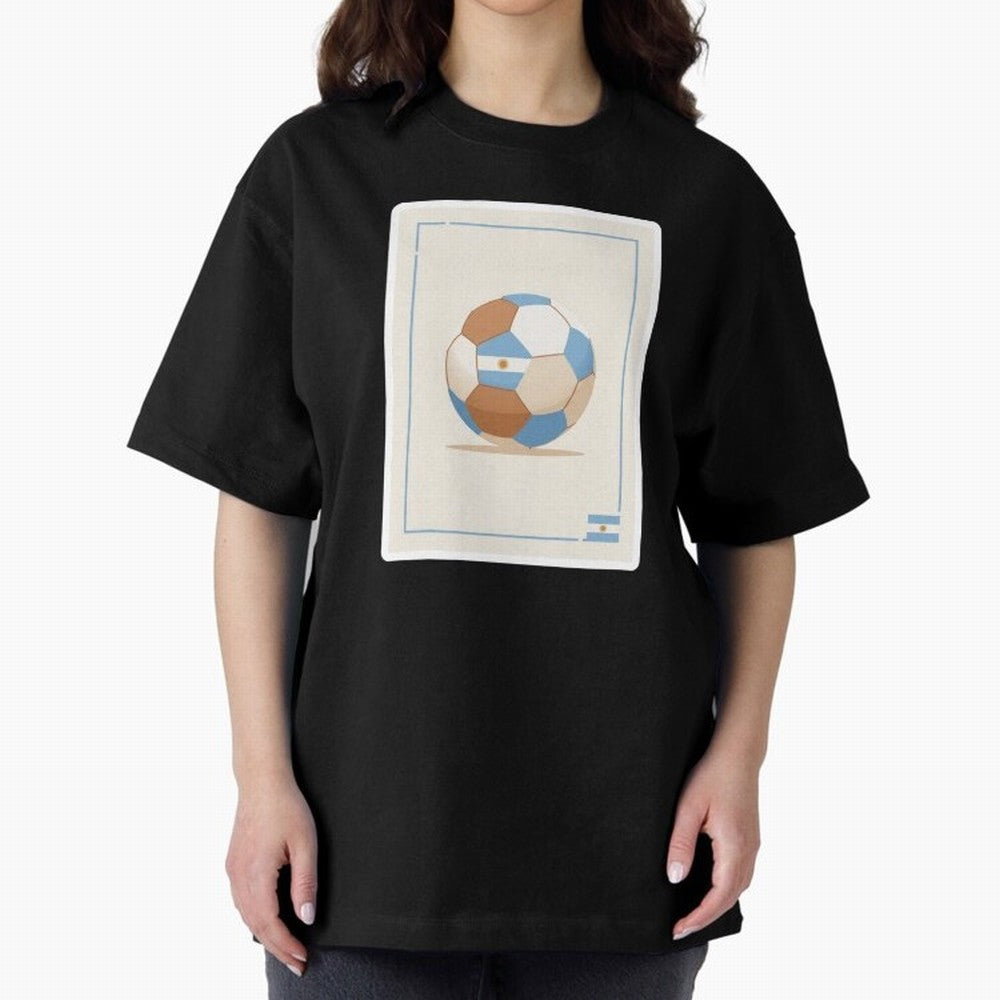 Football stamp sticker || Buenos Aires Vibes Classic T-Shirt Represent the Passion of FIFA World Cup 2026 USA Canada Mexico for Fans of Cristiano Ronaldo, Haaland and CR7 and Argentina and Brazil, Bringing Goal Celebration Energy, Supporter