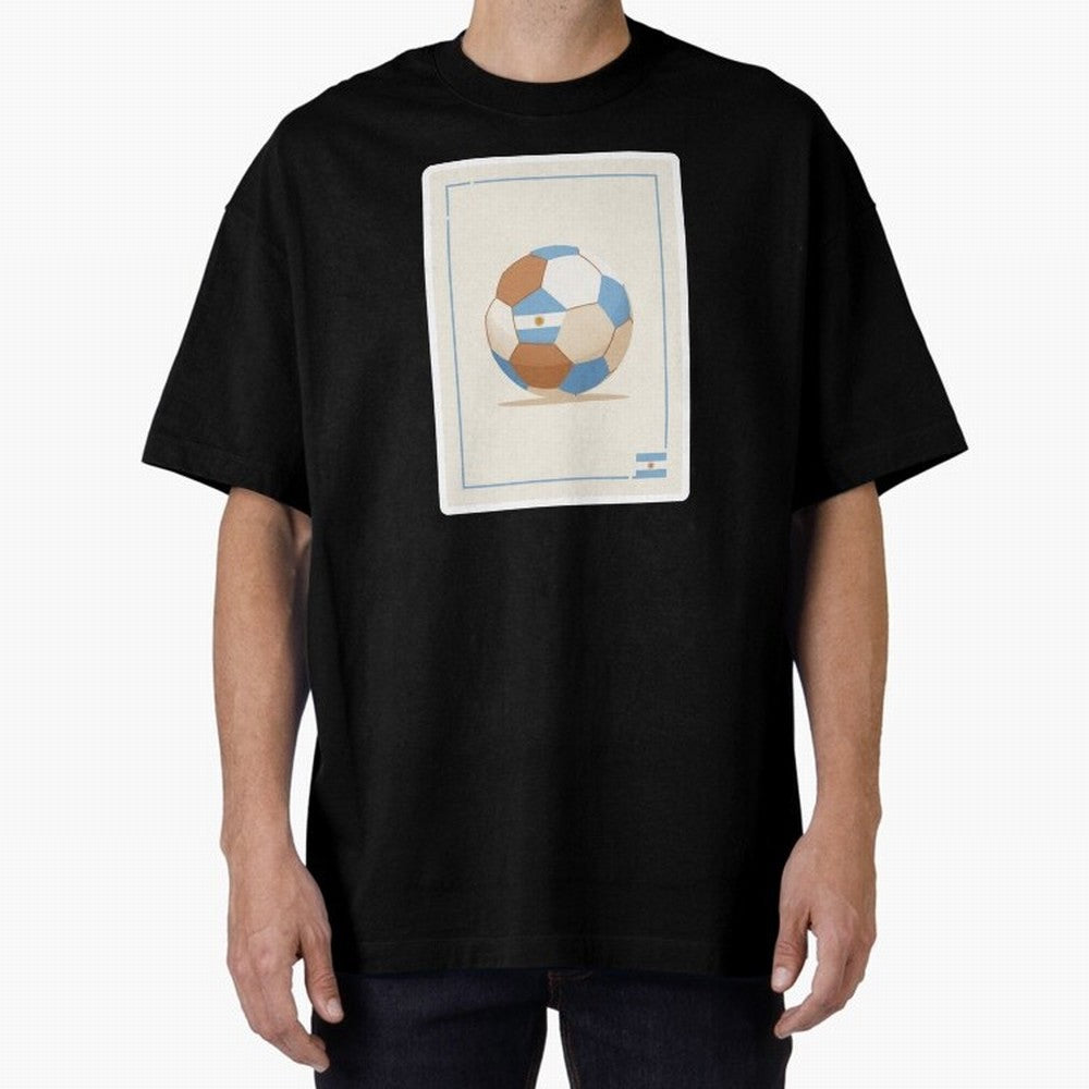Football stamp sticker || Buenos Aires Vibes Classic T-Shirt Represent the Passion of FIFA World Cup 2026 USA Canada Mexico for Fans of Cristiano Ronaldo, Haaland and CR7 and Argentina and Brazil, Bringing Goal Celebration Energy, Supporter