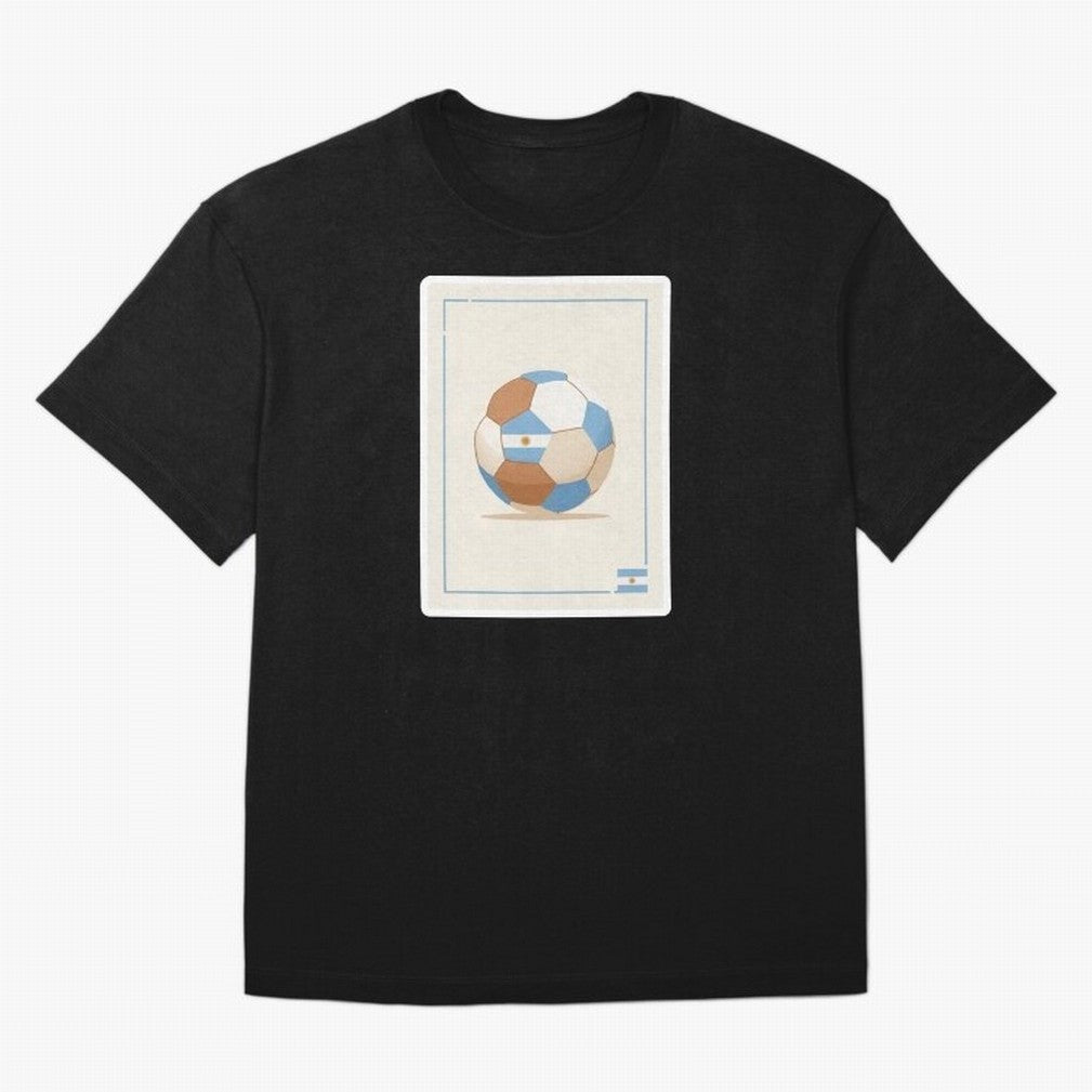 Football stamp sticker || Buenos Aires Vibes Classic T-Shirt Represent the Passion of FIFA World Cup 2026 USA Canada Mexico for Fans of Cristiano Ronaldo, Haaland and CR7 and Argentina and Brazil, Bringing Goal Celebration Energy, Supporter