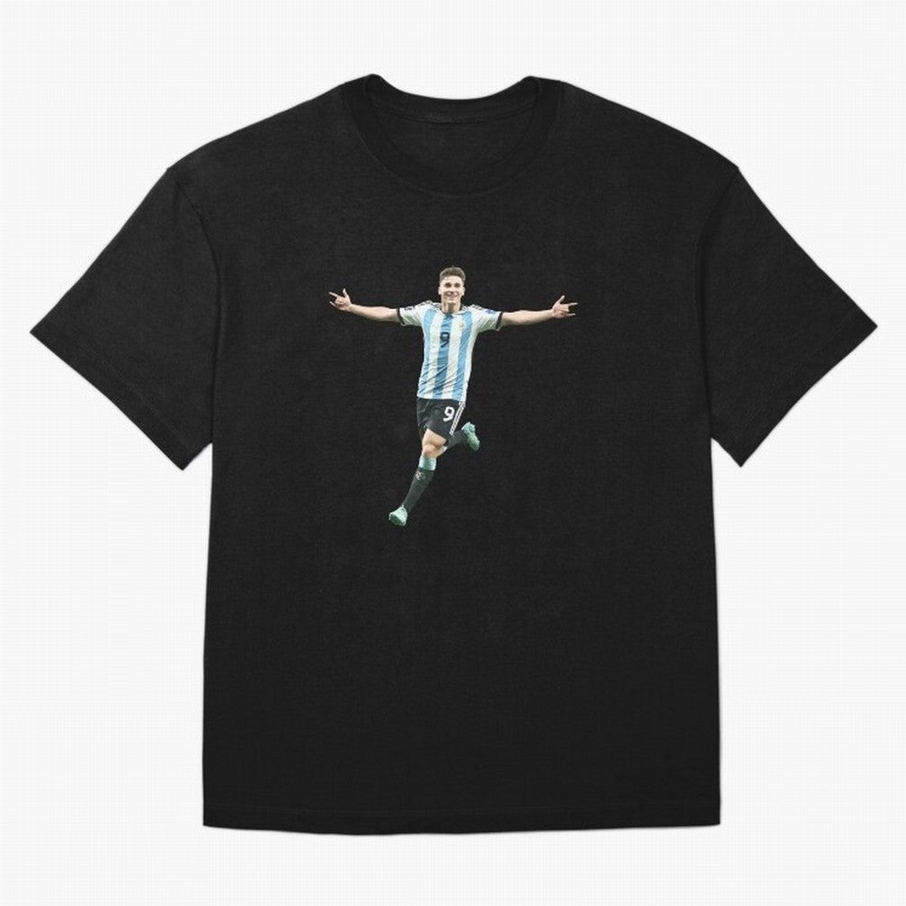 Julian Alvarez Classic T-Shirt Bring Trophy Dreams to FIFA World Cup 2026 Spirit, Driven by Portugal, Messi, Neymar and Mbappe, Goal Celebration Energy, Supporter Heritage, Football Icons and Worldwide Tournament Joy; Ideal for Passionate Fans Who