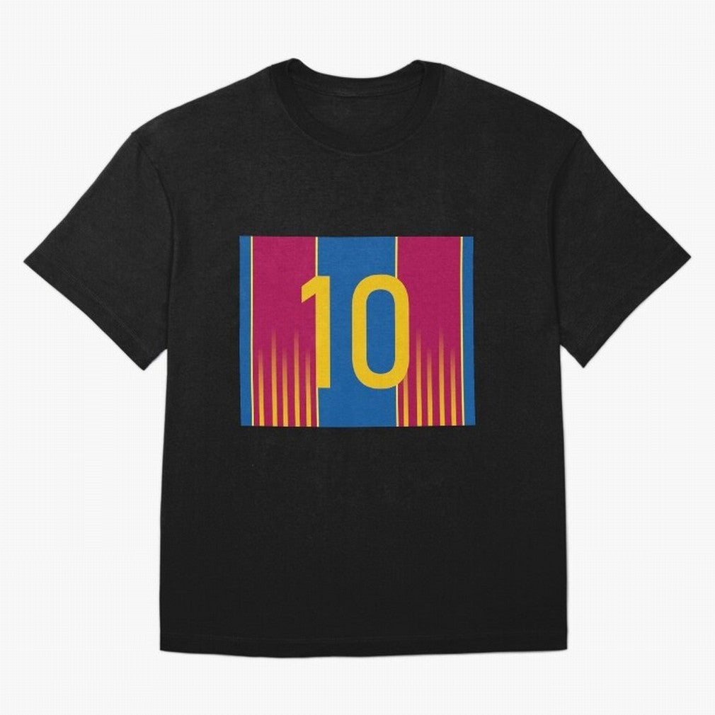 Lionel Messi Gifts & Accessories - Barcelona's Kit Colors - Barcelona - Active T-Shirt Make Your Look Match FIFA World Cup 2026 USA Canada Mexico with Messi, CR7 and Mbappe, France Energy, Goal Celebration Energy, Supporter Heritage, Football Icons
