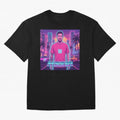 Inter Miami? Football Legend Messi Cyberpunk Retro Futurist Design (Version 3) Classic T-Shirt Live for the Drama of Global Football Passion for FIFA World Cup 2026, Highlighting Neymar, Argentina and Brazil, Championship Spirit, Famous Goals,