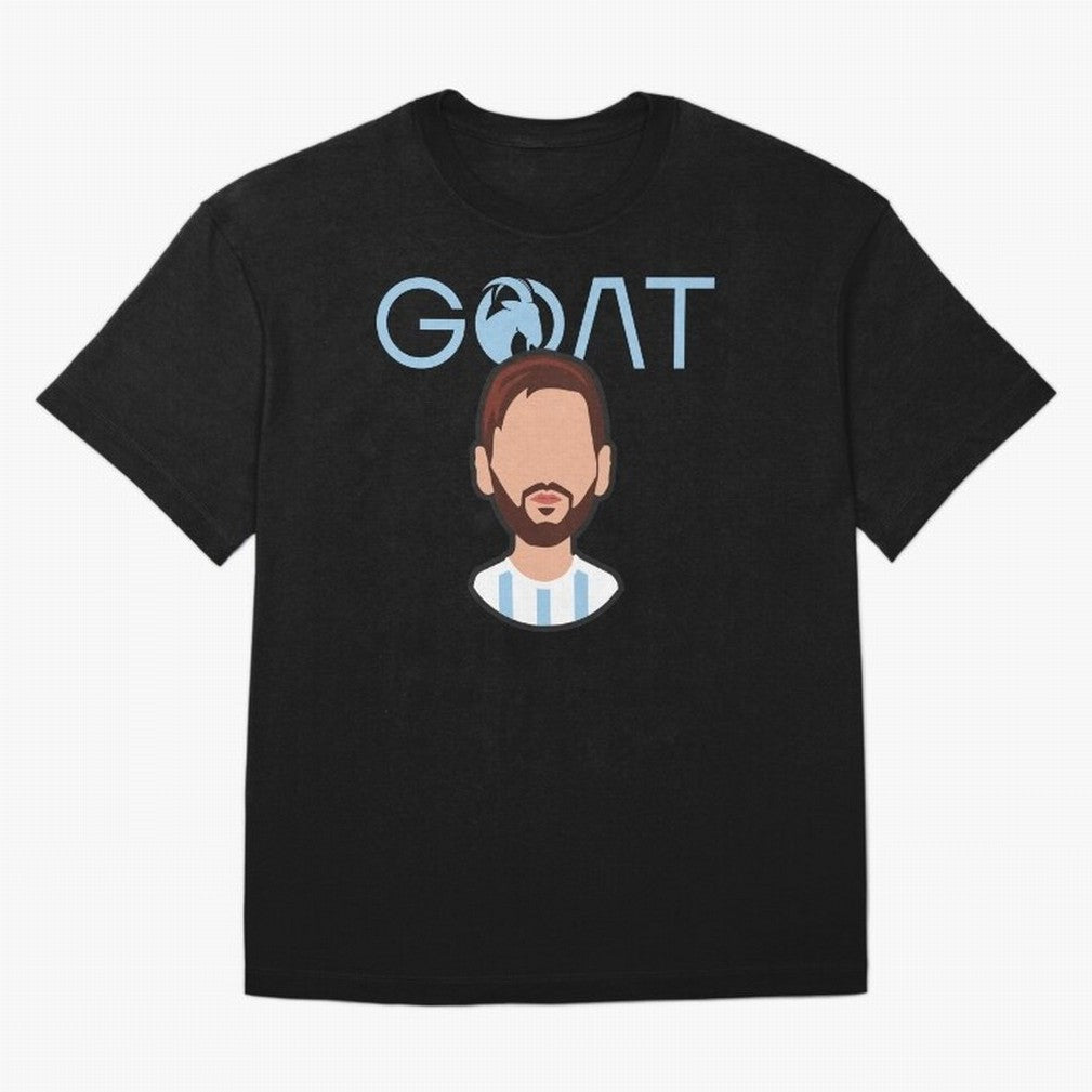 GOAT ¨C Lionel Messi Minimalist Vector Design Classic T-Shirt Show Love for Legendary Goals in Match Day Hype around FIFA World Cup 2026, Neymar, Haaland and Cristiano Ronaldo, Portugal, Spain and Germany, Goal Celebration Energy, Supporter