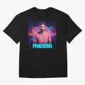 Inter Miami? Football Legend Messi Cyberpunk Retro Futurist Design (Version 5) Classic T-Shirt Bring Stadium Energy to FIFA World Cup 2026 for Fans of Haaland and Mbappe and Argentina, Bringing Tournament Hype, Historic Matchups, Family Viewing