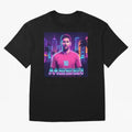 Inter Miami? Football Legend Messi Cyberpunk Retro Futurist Design (Version 4) Classic T-Shirt Keep the Match Day Mood of FIFA World Cup 2026 Group Stage Made for CR7 and Messi, Germany Energy, Champion Mindset, Group Stage Buzz, Knockout Tension