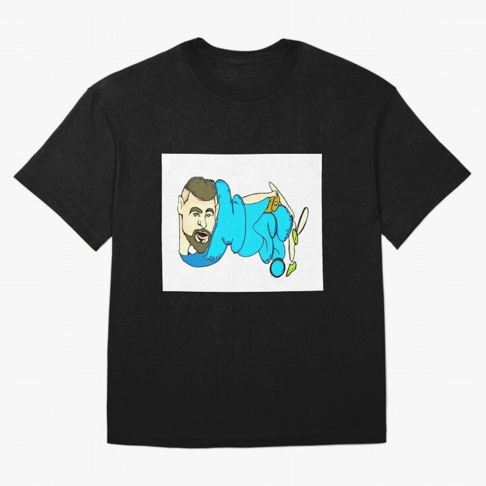 Mesi Oversized T-Shirt Honor the Football Icons of Global Football Passion for FIFA World Cup 2026 Group Stage, with Messi, Brazil, Portugal and Argentina, Vintage Soccer Flavor, Modern Football Stars, National Flags and Final Night Emotion; Made