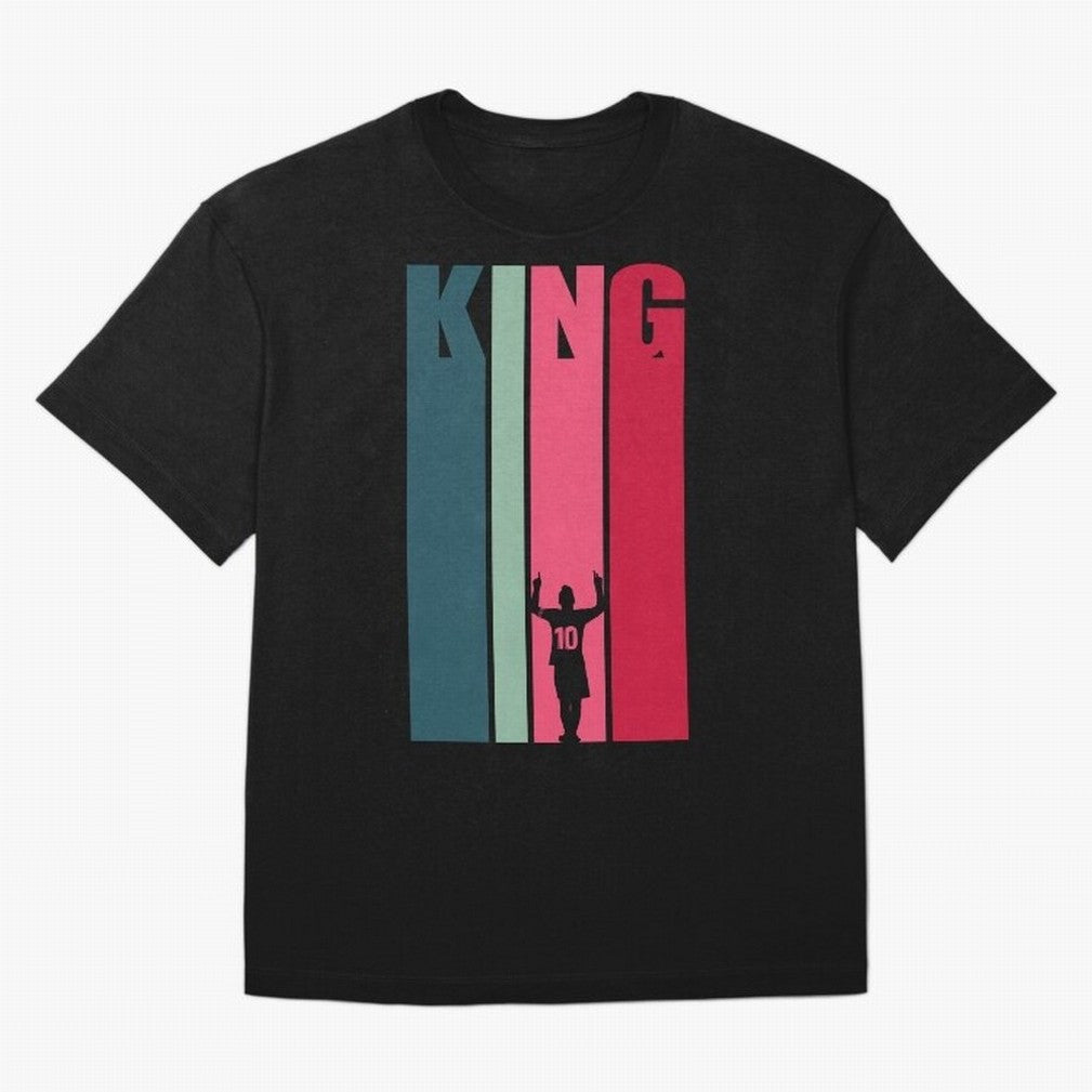 Soccer's King. Oversized T-Shirt Support Global Football Passion for FIFA World Cup 2026, Featuring Cristiano Ronaldo, Spain and Netherlands, Soccer Culture, Superstar Moments, National Team Dreams and Competitive Fire; Perfect for Fans,