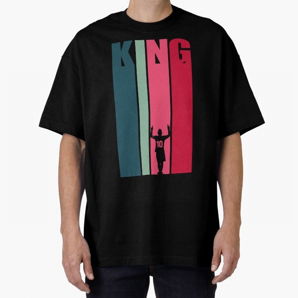 Soccer's King. Oversized T-Shirt Support Global Football Passion for FIFA World Cup 2026, Featuring Cristiano Ronaldo, Spain and Netherlands, Soccer Culture, Superstar Moments, National Team Dreams and Competitive Fire; Perfect for Fans,