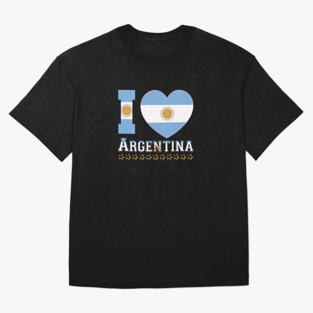I love Argentina Classic T-Shirt Represent Fans Who Live for the FIFA World Cup 2026 USA Canada Mexico Journey through CR7 Highlights, France Pride, Football History, Final Match Energy, Crowd Noise and Once in a Lifetime Moments; Made for