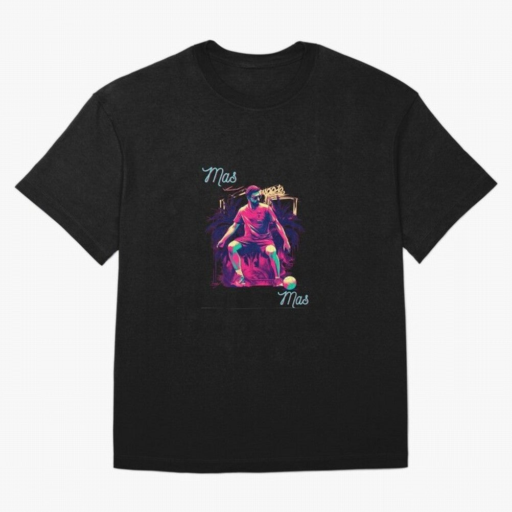 Messi Mas Messi Oversized T-Shirt Show Your Love for FIFA World Cup 2026 Spirit, Connected to Netherlands, Cristiano Ronaldo, Soccer Culture, Superstar Moments, National Team Dreams and Competitive Fire; Made for Die Hard Supporters, Soccer Lovers,