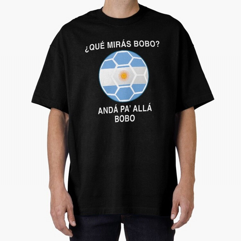 Que Miras Bobo Messi Argentina Ftbol Soccer Qatar 2022 Classic T-Shirt Celebrate Fan Favorites in FIFA World Cup 2026 USA Canada Mexico Spirit, Featuring England, France and Netherlands, Mbappe and Neymar, Game Day Rituals, Football Legends,