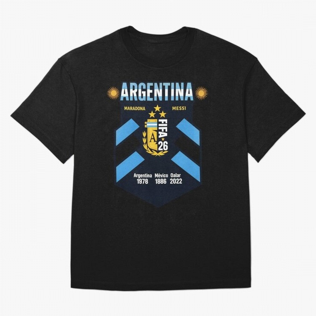 Argentina Football Champions Legacy Badge Design Active T-Shirt Unlock Match Day Hype around FIFA World Cup 2026 USA Canada Mexico, Mbappe and Neymar, Spain and Netherlands, Champion Mindset, Group Stage Buzz, Knockout Tension and Passionate Fan