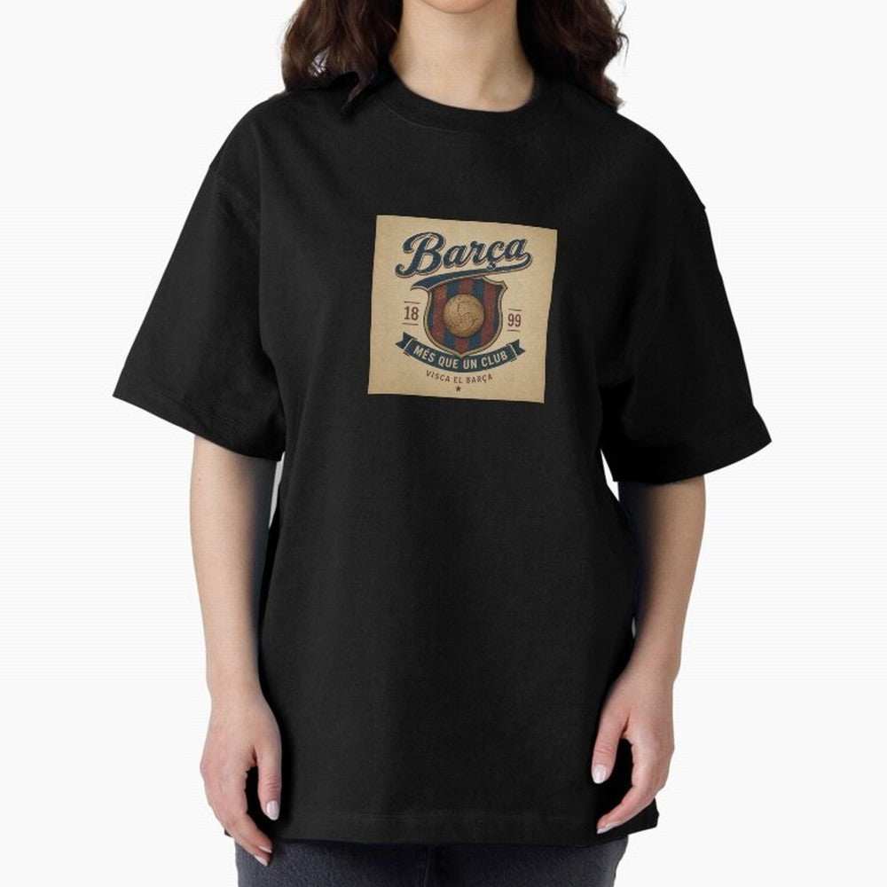 Bar?a Oversized T-Shirt Feel the Roar of FIFA World Cup 2026 Built around Neymar, Haaland and Cristiano Ronaldo, Spain and Netherlands Energy, Match Day Excitement, Supporter Culture, Golden Goals and Global Football Passion; Perfect for People Who