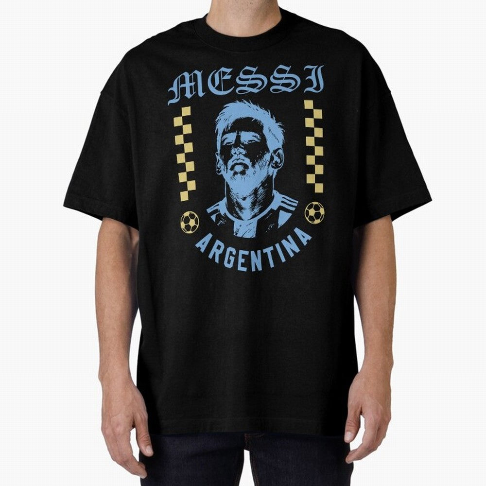 Messi Argentina Vintage Football Design World Cup Fan Art Classic T-Shirt Show Your Stadium Side during FIFA World Cup 2026 Spirit, Built around Netherlands, CR7 and Messi, Soccer Culture, Superstar Moments, National Team Dreams and Competitive