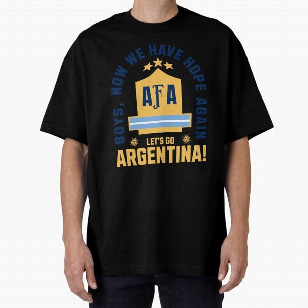 Argentina Soccer 2026 Boys We Have Hope Again Fan Design Classic T-Shirt Feel FIFA World Cup 2026 for Fans of Haaland and Mbappe and England, France and Netherlands, Bringing Match Day Excitement, Supporter Culture, Golden Goals and Global Football