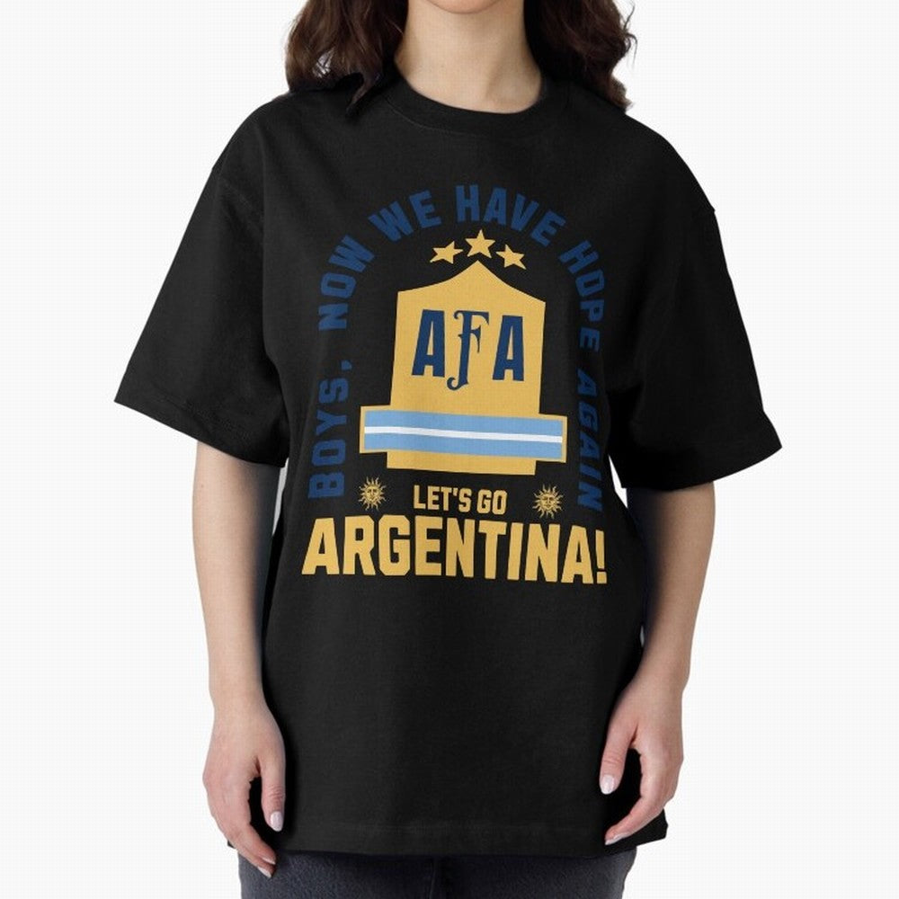 Argentina Soccer 2026 Boys We Have Hope Again Fan Design Classic T-Shirt Feel FIFA World Cup 2026 for Fans of Haaland and Mbappe and England, France and Netherlands, Bringing Match Day Excitement, Supporter Culture, Golden Goals and Global Football