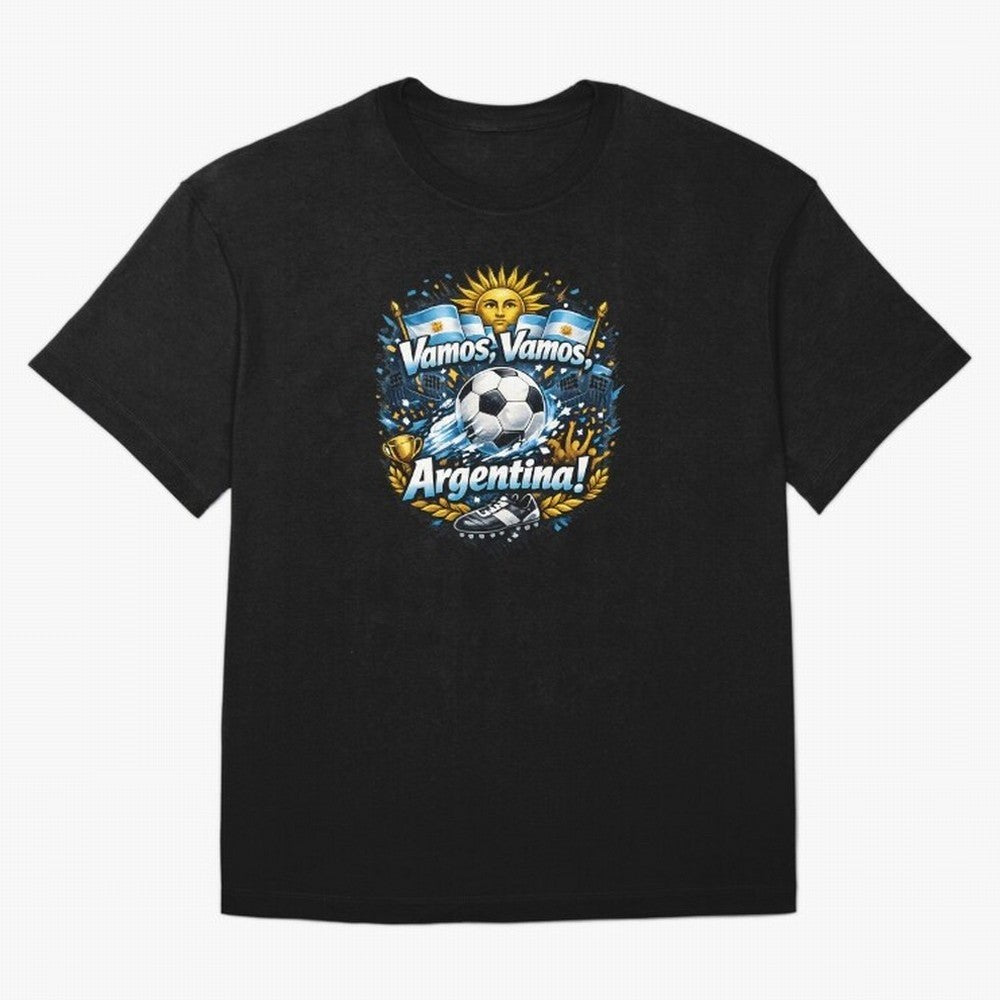 Argentina football 2026 Oversized T-Shirt Make Memories around FIFA World Cup 2026 USA Canada Mexico for Fans of CR7 and Messi and Argentina and Brazil, Bringing Football History, Final Match Energy, Crowd Noise and Once in a Lifetime Moments;