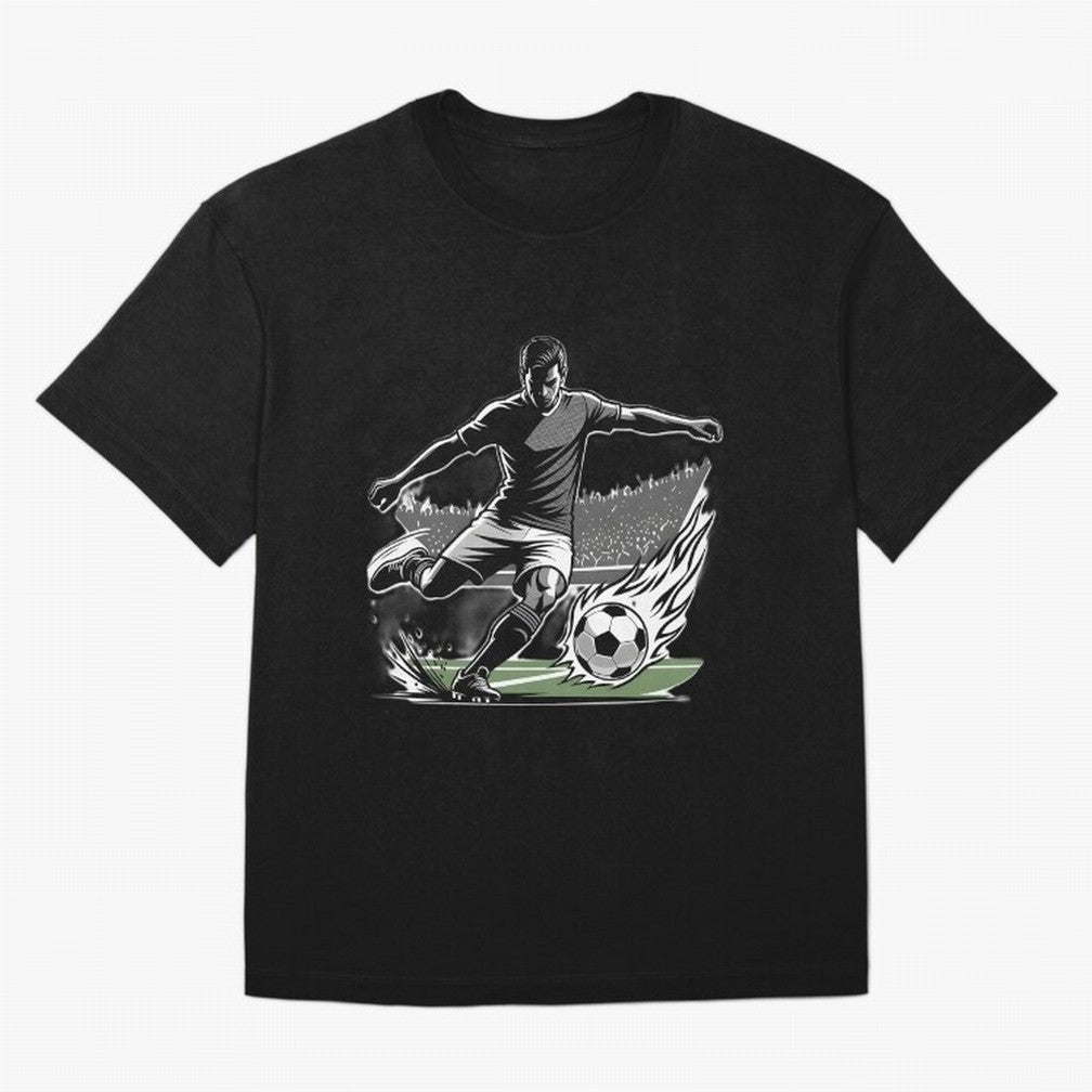 Soccer Player Classic T-Shirt Make Your Look Match Global Football Passion for FIFA World Cup 2026 USA Canada Mexico, Inspired by Messi and Cristiano Ronaldo, Spain and Netherlands, Tournament Hype, Historic Matchups, Family Viewing Parties and