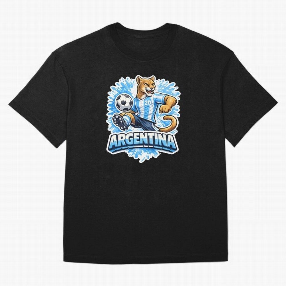 Argentina Soccer Mascot - Albiceleste Edition Essential T-Shirt Enjoy FIFA World Cup 2026 Group Stage Celebrating CR7, England, France and Netherlands Energy, Global Supporter Spirit, Legendary Goals, National Colors and Tournament Celebration;