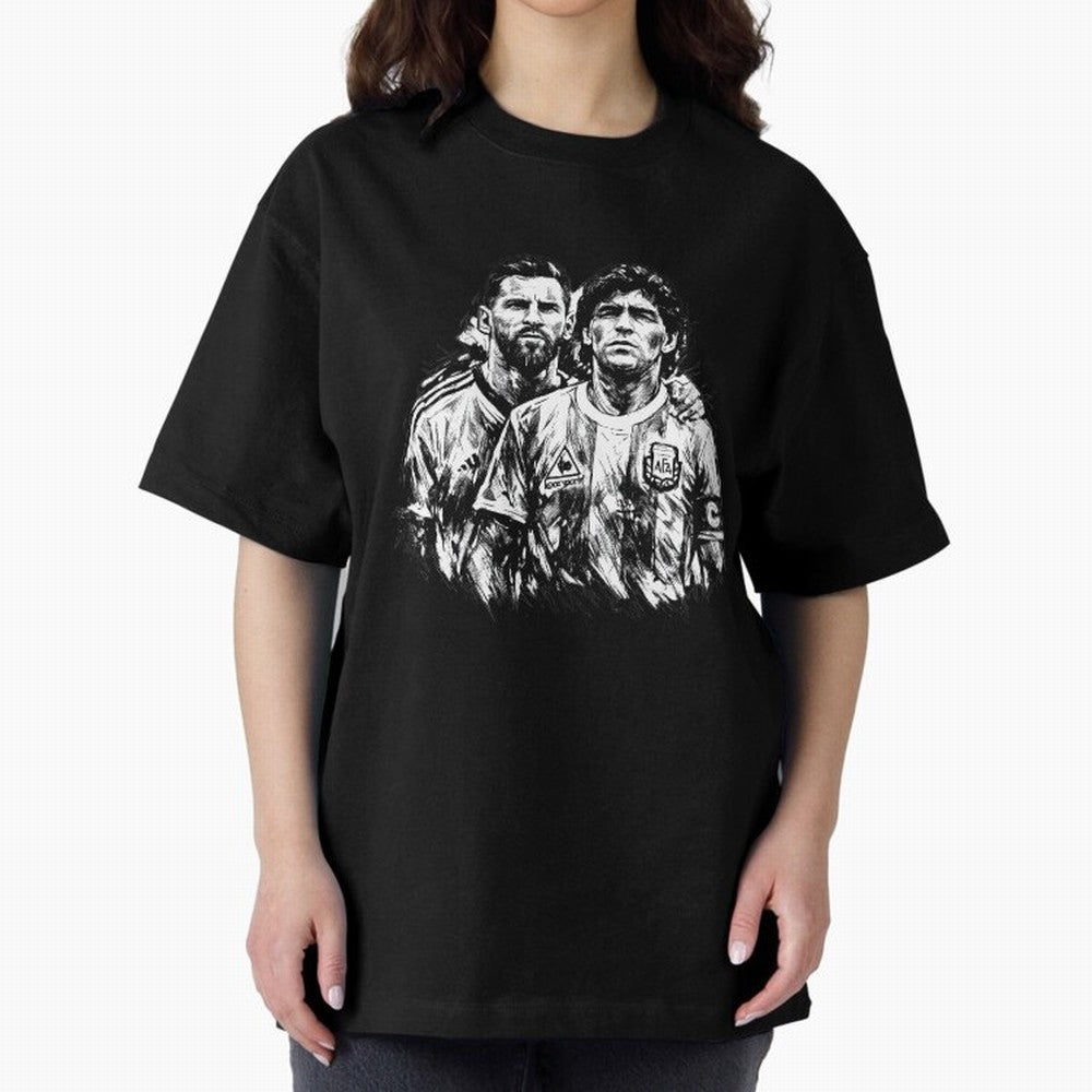 Messi & Maradona ¨C Eternal Legacy Classic T-Shirt Support Iconic Players in FIFA World Cup 2026 Made for CR7 and Messi, Argentina, France and Brazil Energy, Football History, Final Match Energy, Crowd Noise and Once in a Lifetime Moments; Great