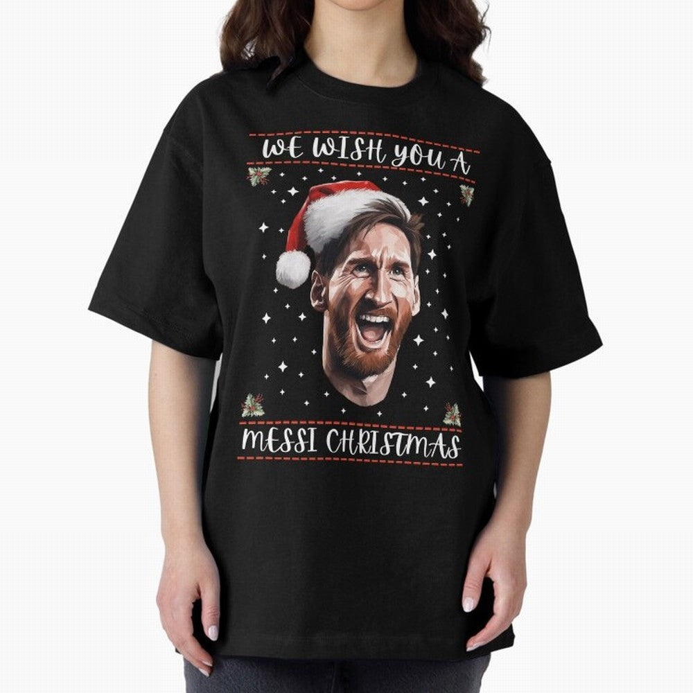 Messi Christmas Funny Football Holiday Classic T-Shirt Relive Global Football Passion for FIFA World Cup 2026 Group Stage, Made for Neymar, Brazil, Champion Mindset, Group Stage Buzz, Knockout Tension and Passionate Fan Culture; Great for Watch