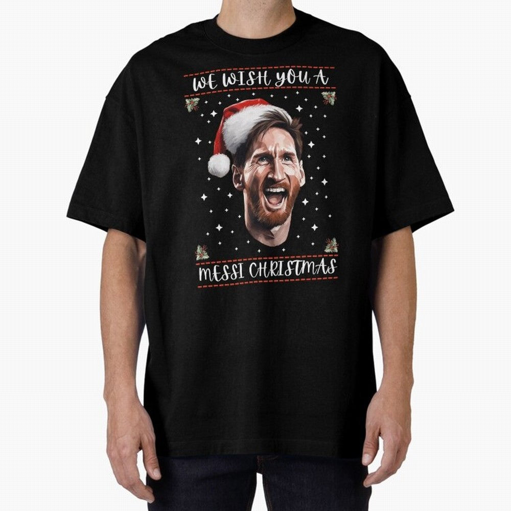 Messi Christmas Funny Football Holiday Classic T-Shirt Relive Global Football Passion for FIFA World Cup 2026 Group Stage, Made for Neymar, Brazil, Champion Mindset, Group Stage Buzz, Knockout Tension and Passionate Fan Culture; Great for Watch