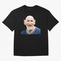 Old and Bald Messi Football Meme Oversized T-Shirt Bring Global Tournament Vibes to Global Football Passion for FIFA World Cup 2026 Group Stage, Celebrating Cristiano Ronaldo, Haaland and CR7, England and Germany, Football Passion, Legendary