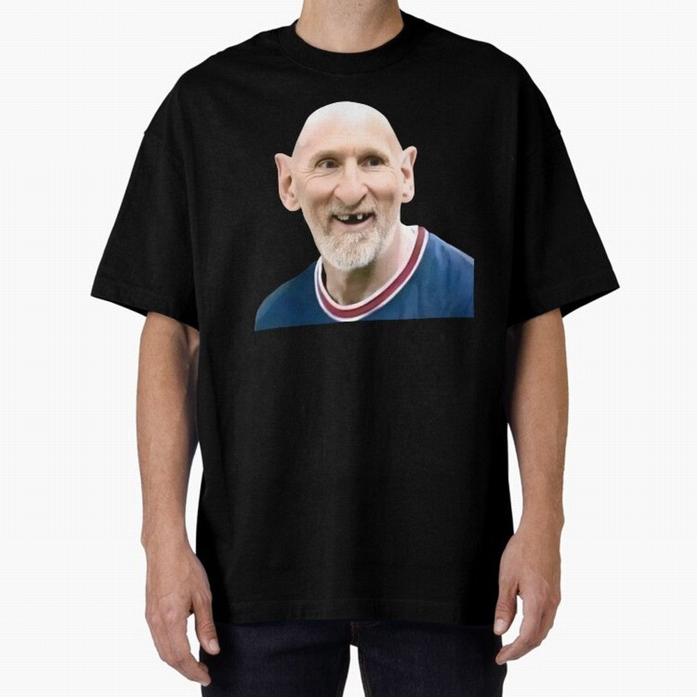 Old and Bald Messi Football Meme Oversized T-Shirt Bring Global Tournament Vibes to Global Football Passion for FIFA World Cup 2026 Group Stage, Celebrating Cristiano Ronaldo, Haaland and CR7, England and Germany, Football Passion, Legendary